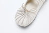 SWAYING 25 Fall/Winter Collection: Pleated Lace-Up Mary Jane Shoes SW-SW25AW4P07C1S37-BAI White